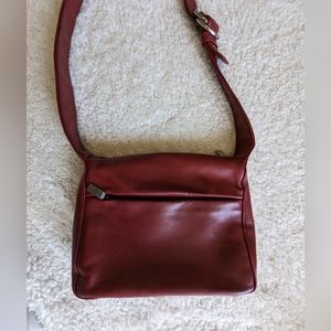 Red Leather Perlina purse